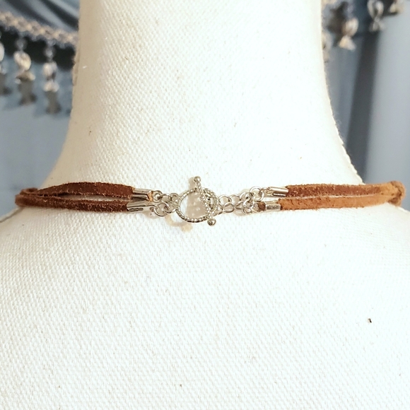 Semiprecious Stone Drop/Choker - Picture 3 of 7